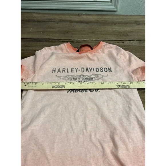 Harley-Davidson Shirt Womens XS PinkTrue Freedom Eagle Graphic - Picture 4 of 6